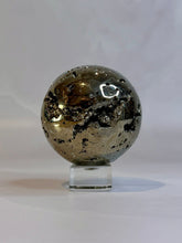 Indlæs billede til gallerivisning DRUZY PYRITE SPHERE (1) Raw Crystal The Crystal Avenues 
