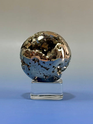 DRUZY PYRITE SPHERE (3) Raw Crystal The Crystal Avenues 