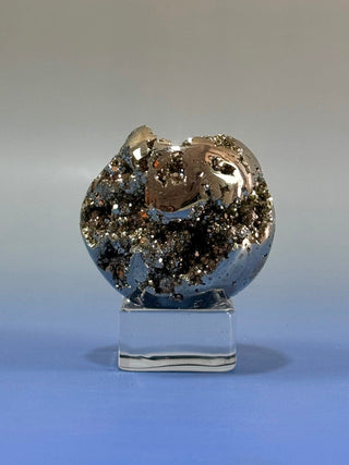 DRUZY PYRITE SPHERE (4) Raw Crystal The Crystal Avenues 