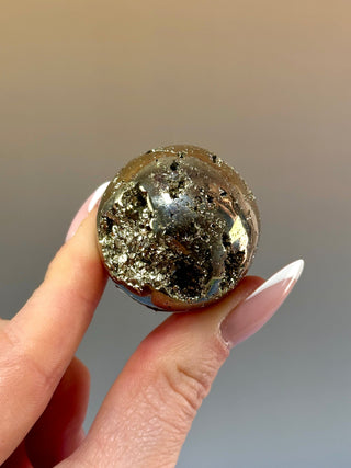 DRUZY PYRITE SPHERE (6) Raw Crystal The Crystal Avenues 