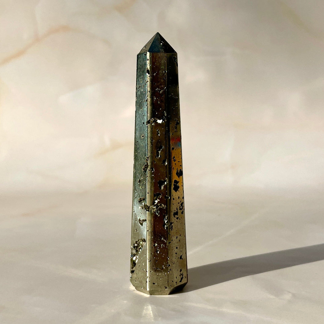 DRUZY PYRITE TOWER (2) Raw Crystal The Crystal Avenues 