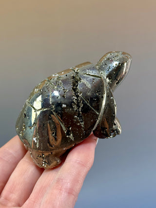 DRUZY PYRITE TURTLE (2) Heart The Crystal Avenues 