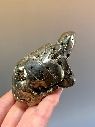 DRUZY PYRITE TURTLE (3) Heart The Crystal Avenues 