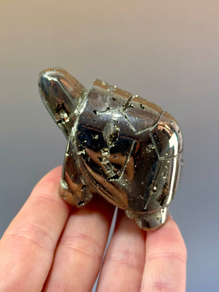 DRUZY PYRITE TURTLE (4) Heart The Crystal Avenues 