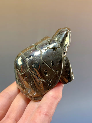 DRUZY PYRITE TURTLE (4) Heart The Crystal Avenues 
