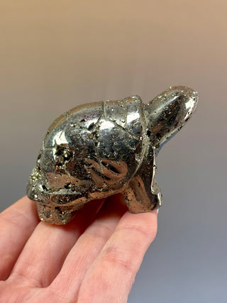 DRUZY PYRITE TURTLE (5) Heart The Crystal Avenues 