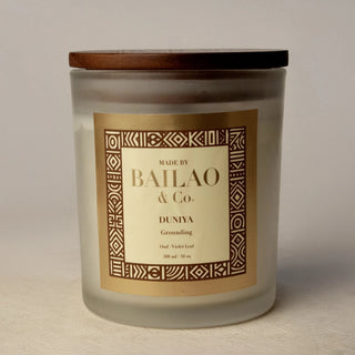 Duniya Grounding Ritual Candle – Bailao & Co. | Beeswax & Coconut Wax candle The Crystal Avenues 