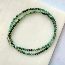 Load image into Gallery viewer, EMERALD FACET CHOKER NECKLACE Bracelet The Crystal Avenues 
