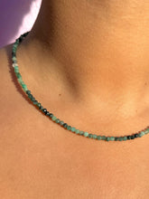 Indlæs billede til gallerivisning EMERALD FACET CHOKER NECKLACE - EXCLUSIVE Necklace The Crystal Avenues 
