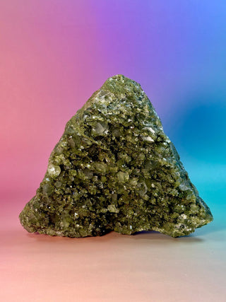 FAIRY FORREST EPIDOTE W. QUARTZ (1) Cluster The Crystal Avenues 