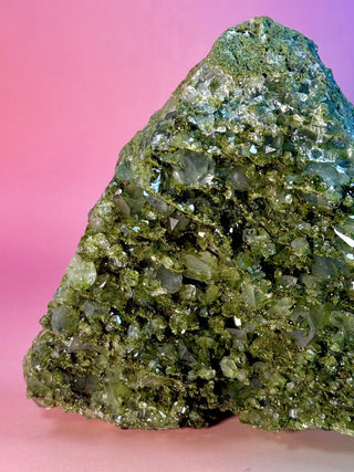 FAIRY FORREST EPIDOTE W. QUARTZ (1) Cluster The Crystal Avenues 