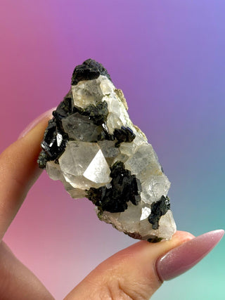 FAIRY FORREST EPIDOTE W. QUARTZ (27) Cluster The Crystal Avenues 