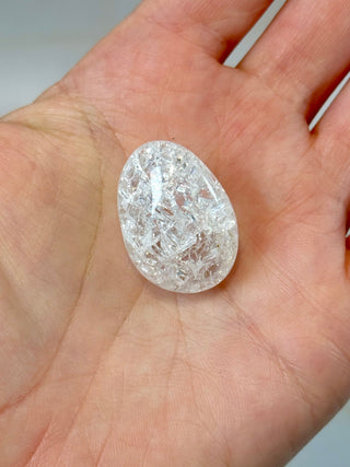 FIRE & ICE QUARTZ (5) Tumble stone The Crystal Avenues 