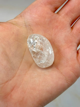 FIRE & ICE QUARTZ (7) Tumble stone The Crystal Avenues 