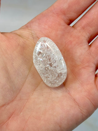FIRE & ICE QUARTZ (8) Tumble stone The Crystal Avenues 