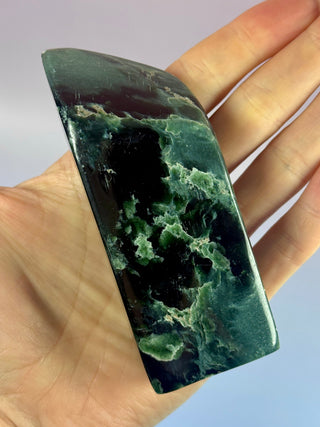 Forest Nephrite Jade – Polished Freeform (2) Freeform The Crystal Avenues 