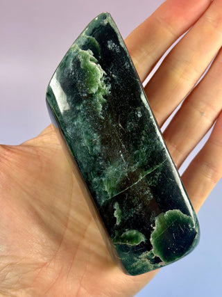Forest Nephrite Jade – Polished Freeform (2) Freeform The Crystal Avenues 