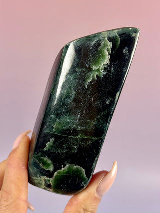 Forest Nephrite Jade – Polished Freeform (2) Freeform The Crystal Avenues 