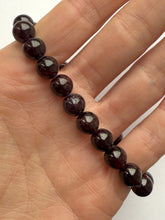 Indlæs billede til gallerivisning GARNET BRACELET (8MM) Bracelet The Crystal Avenues 
