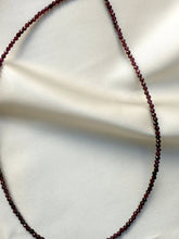 Indlæs billede til gallerivisning GARNET FACET CHOKER NECKLACE Necklace The Crystal Avenues 
