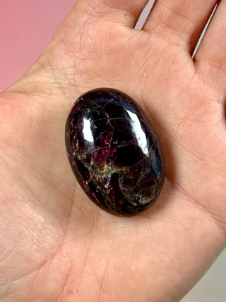 GARNET PALM STONE (7) Tumble Stone The Crystal Avenues 