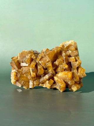 GOLDEN BARITE CLUSTER (1) Cluster The Crystal Avenues 