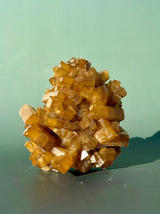 GOLDEN BARITE CLUSTER (3) Cluster The Crystal Avenues 
