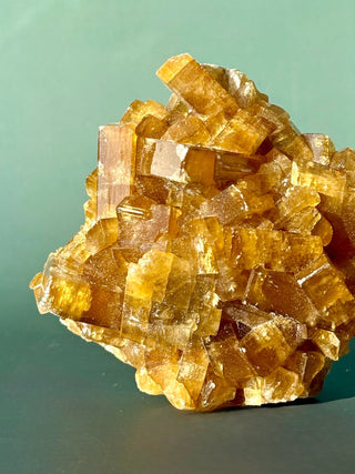 GOLDEN BARITE CLUSTER (5) Cluster The Crystal Avenues 