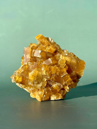 GOLDEN BARITE CLUSTER (5) Cluster The Crystal Avenues 