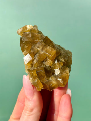 GOLDEN BARITE CLUSTER (7) Cluster The Crystal Avenues 