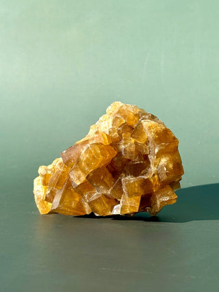 GOLDEN BARITE CLUSTER (7) Cluster The Crystal Avenues 