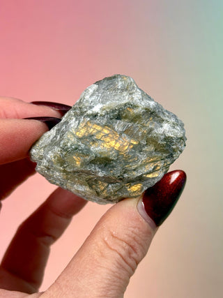 GOLDEN LABRADORITE RAW (1) Raw Crystal The Crystal Avenues 