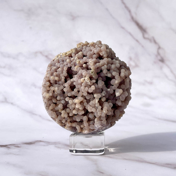 GRAPE AGATE SPHERE - HAND CARVED (1) The Crystal Avenues 