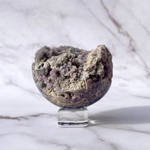 Load image into Gallery viewer, GRAPE AGATE SPHERE - HAND CARVED (3) The Crystal Avenues 
