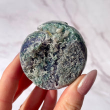 Load image into Gallery viewer, GRAPE AGATE SPHERE - HAND CARVED (9) The Crystal Avenues 
