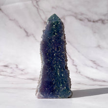 Load image into Gallery viewer, GRAPE AGATE TOWER - HAND CARVED (6) The Crystal Avenues 
