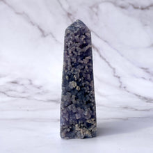 Load image into Gallery viewer, GRAPE AGATE TOWER - HAND CARVED (7) The Crystal Avenues 
