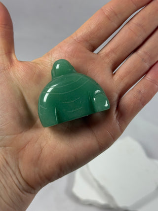 GREEN AVENTURINE BUDDHA (2) The Crystal Avenues 