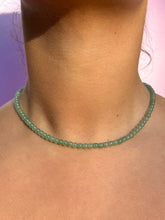 Indlæs billede til gallerivisning GREEN AVENTURINE CHOKER NECKLACE Necklace The Crystal Avenues 
