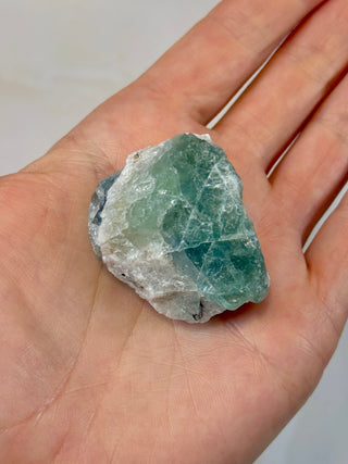 GREEN FLUORITE RAW (2) Raw Crystal The Crystal Avenues 
