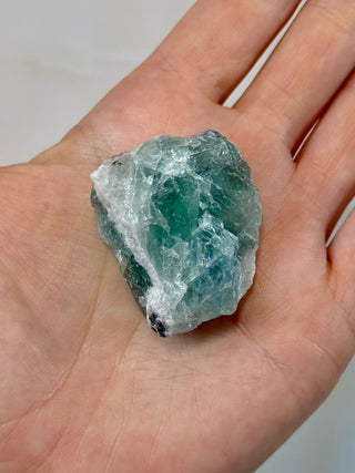 GREEN FLUORITE RAW (2) Raw Crystal The Crystal Avenues 