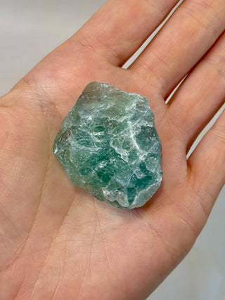 GREEN FLUORITE RAW (3) Raw Crystal The Crystal Avenues 