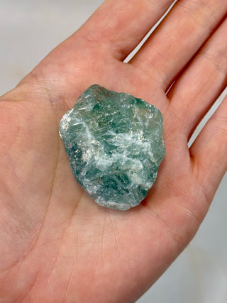 GREEN FLUORITE RAW (3) Raw Crystal The Crystal Avenues 