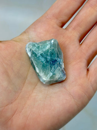 GREEN FLUORITE RAW (6) Raw Crystal The Crystal Avenues 