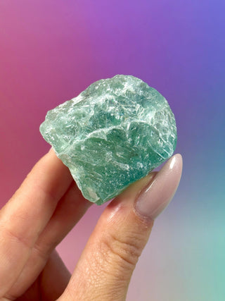 GREEN FLUORITE RAW (A) Raw Crystal The Crystal Avenues 