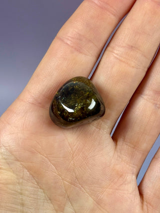 GREEN GARNET (10) Tumble Stone The Crystal Avenues 