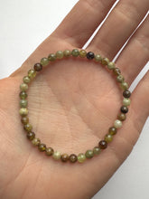 Load image into Gallery viewer, GREEN GARNET BRACELET (4MM) Bracelet The Crystal Avenues 
