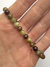 Indlæs billede til gallerivisning GREEN GARNET BRACELET (6MM) Bracelet The Crystal Avenues 
