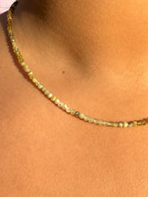 Indlæs billede til gallerivisning GREEN GARNET FACET CHOKER NECKLACE Necklace The Crystal Avenues 
