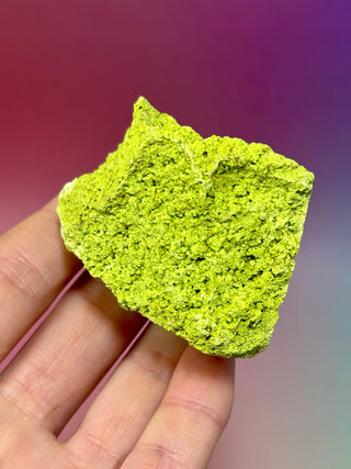 GREEN NONTRONITE (10) Raw Crystal The Crystal Avenues 